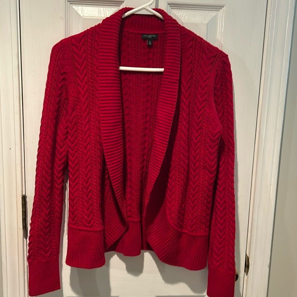 Talbots Lambswool Cardigan Sweater